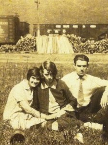 Cora Adkins (center), 1915-1925