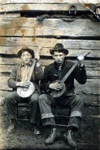 Dockie Vance and John Alan Farley, West Virginia banjo players