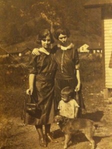 Inez (McCann) Adkins and Cora Adkins, circa 1920s