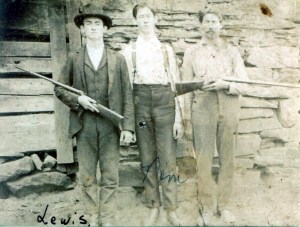 Three Harts Creek Men, circa 1920