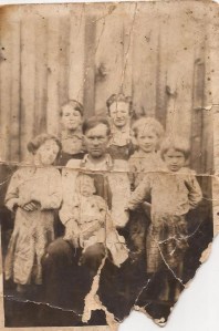 Ewell Mullins family, Harts Creek, Logan County, West Virginia, circa 1928