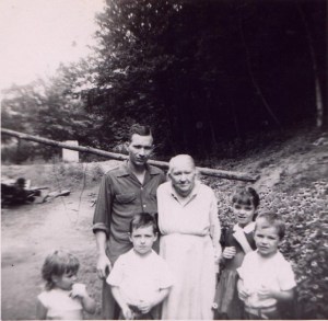 Lawrence Haley and Liza Mullins, Trace Fork of Harts Creek, Logan County, West Virginia, 1950-1954