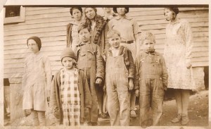 Children of Upper Hart during the Great Depression, Logan County, West Virginia.