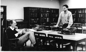 My first meeting with John Hartford, Morrow Library, Huntington, West Virginia, 1 March 1995