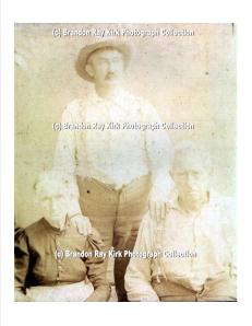 Hugh Dingess stands behind his parents, Sallie (Adams) Dingess and Henderson Dingess