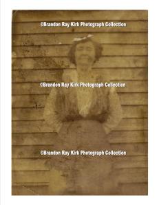 Salena "Lena" Adkins Napier (1876-1939), daughter of Cain and Mariah (Vance) Adkins, resident of West Fork of Harts Creek, Lincoln County, WV