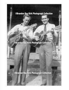 Harts Creek men with guitars, Logan County, WV