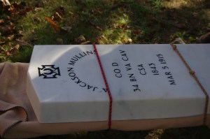 Jackson Mullins tombstone
