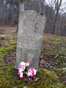 John H. Napier grave, located at East Lynn in Wayne County, WV