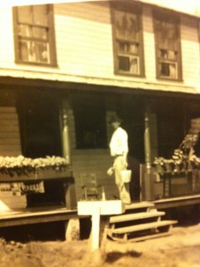 Charley Brumfield house, built 1925, Harts, Lincoln County, WV