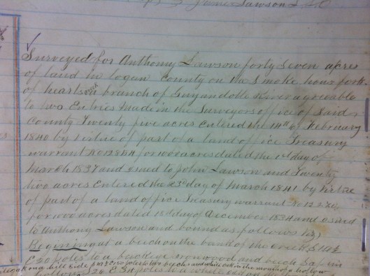 Anthony Lawson survey 1841 2