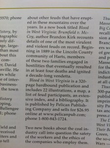 Goldenseal has offered treatments of the Lincoln County Feud in 1986 and 1992