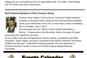 SWVCTC's "The Buzz" newsletter, 9 July 2015