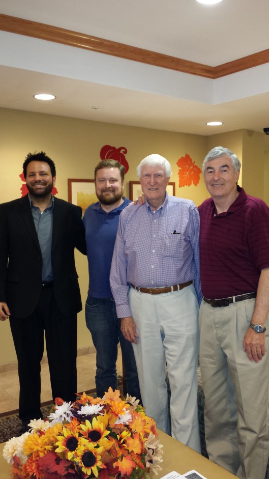 I recently enjoyed meeting 89-year-old George Brumfield and his family in Logan, WV. George is the great-grandson of Sampson Brumfield. September 2015