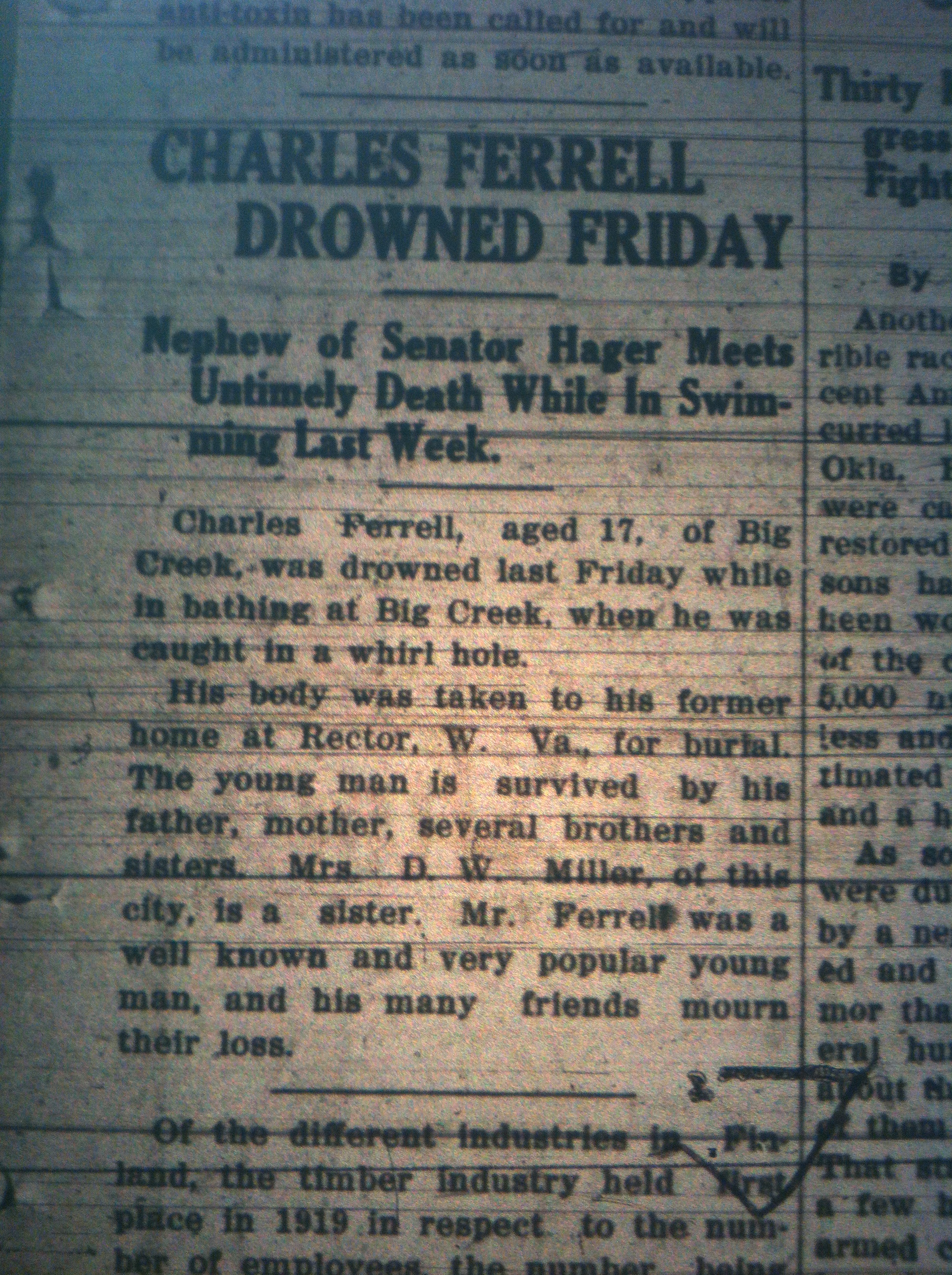Charles Ferrell of Big Ugly Drowns LB 06.10.1921 1
