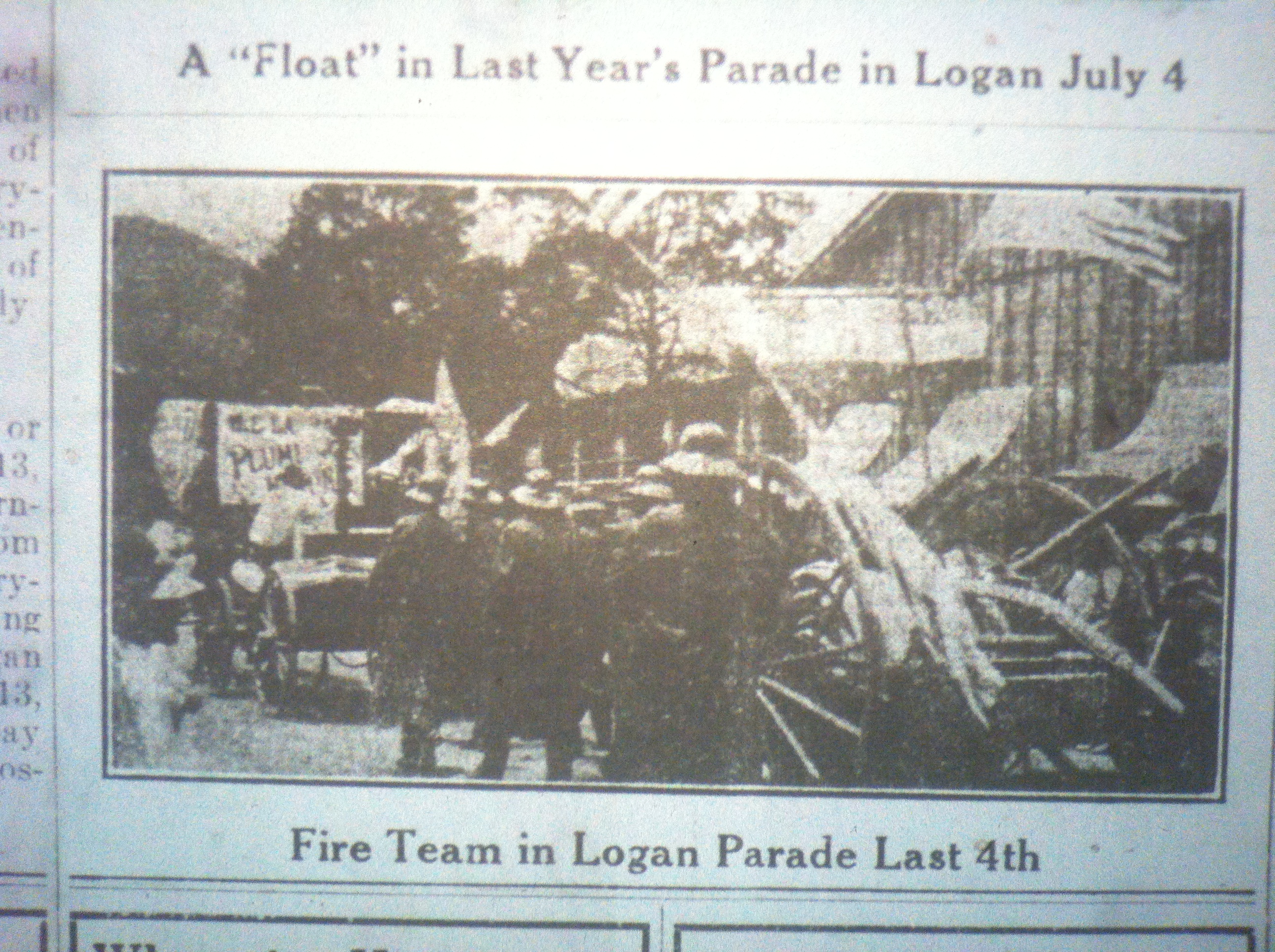 Fire Team in Logan Parade LB 05.23.1913