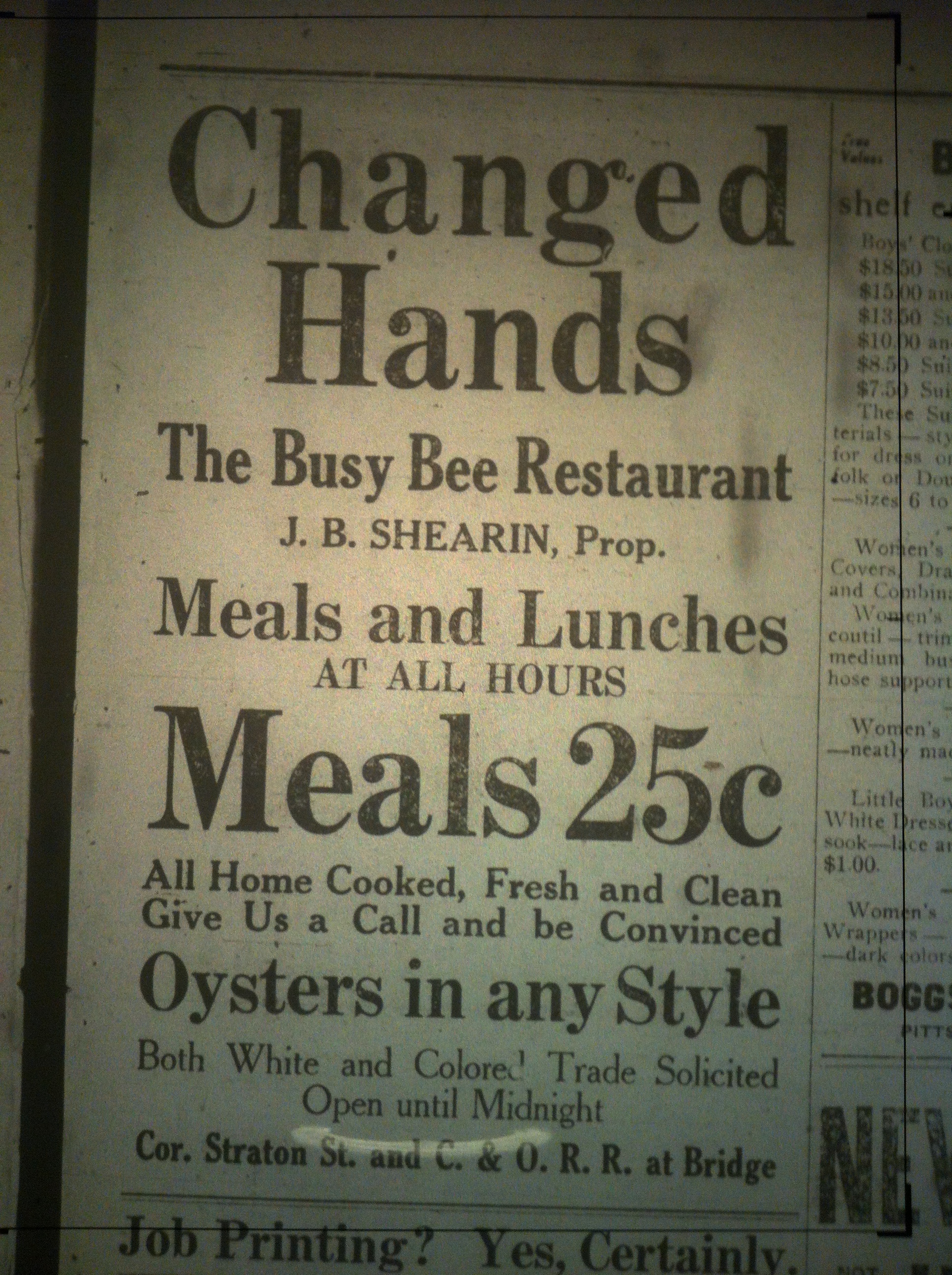 Busy Bee Changes Hands LB 01.10.1913 1.JPG