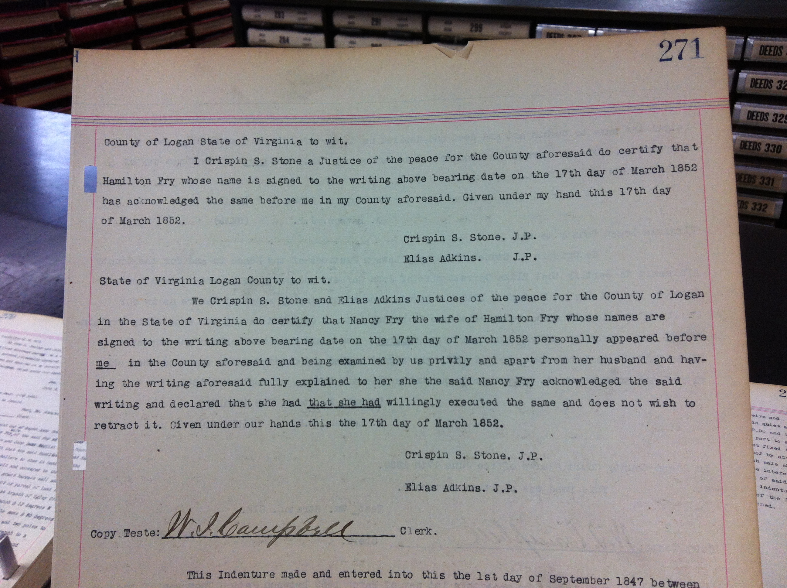 Hamilton Fry to Thomas Dunn English 1852 2