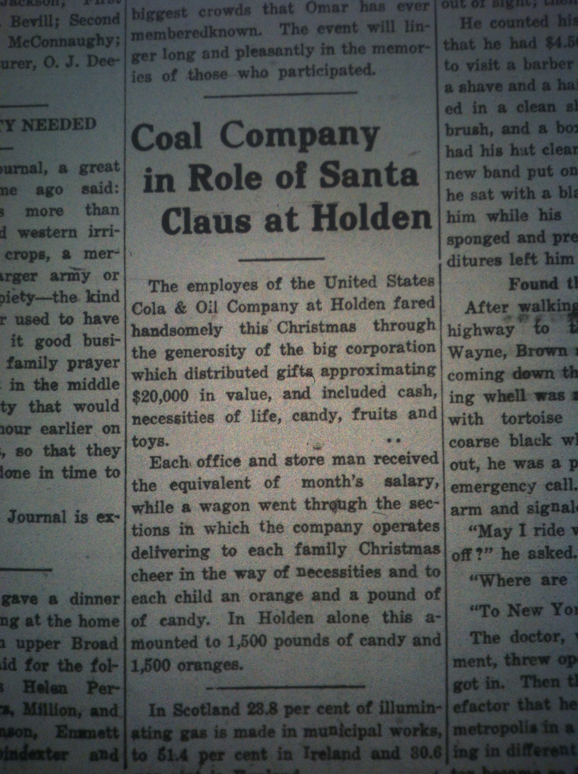 Coal Company Plays Role of Santa LD 12.28.1916.JPG