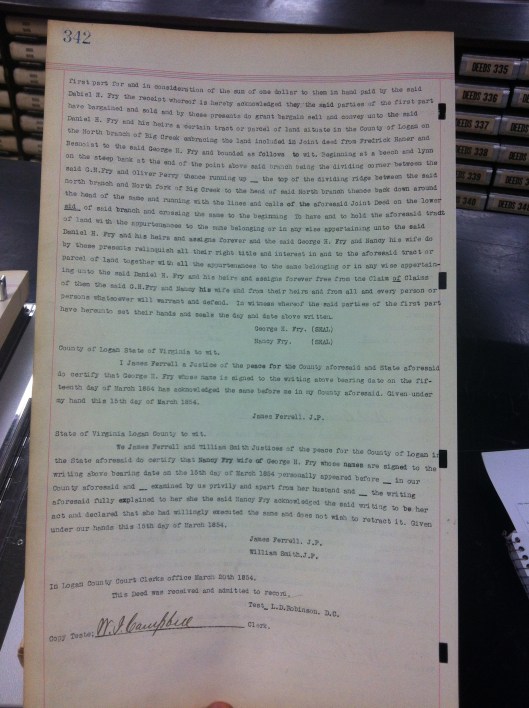 George H. Fry to Daniel Fry 2