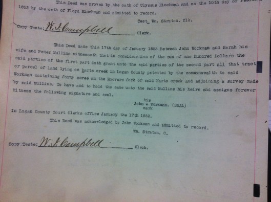 John Workman to Peter Mullins 1853 1.JPG