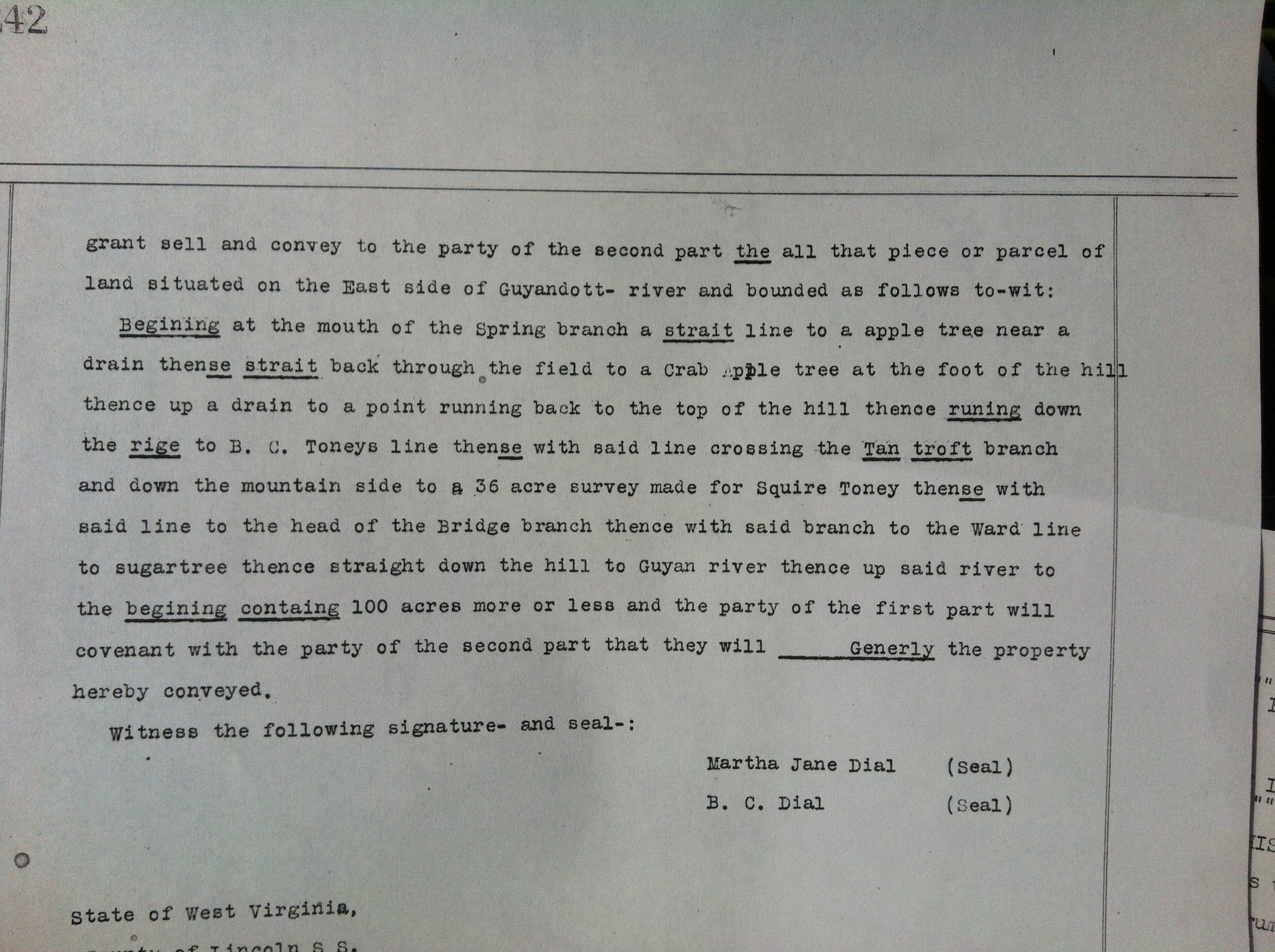 B.C. Dial to Brad Toney 2