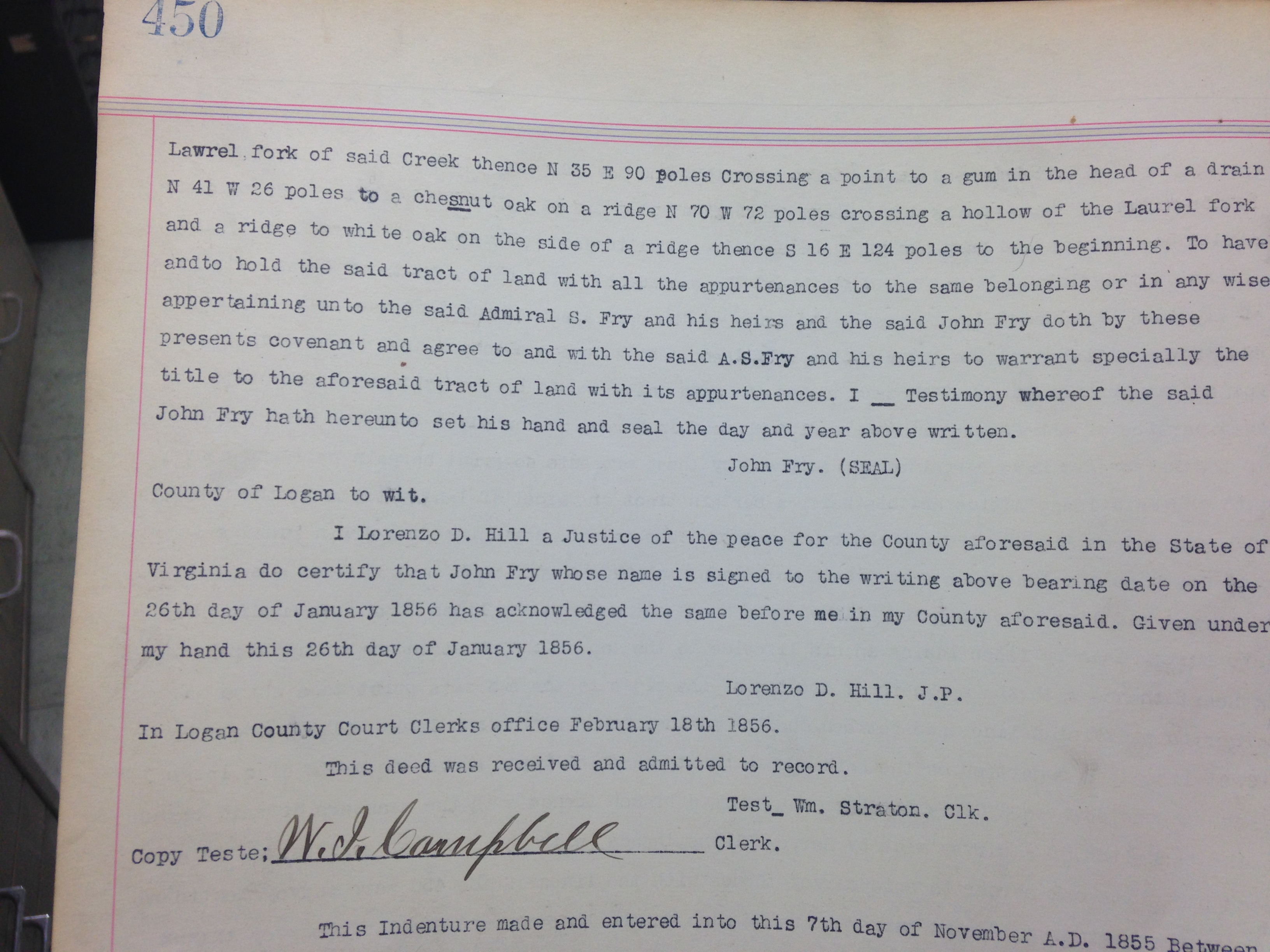 John Fry to A.S. Fry Deed 2