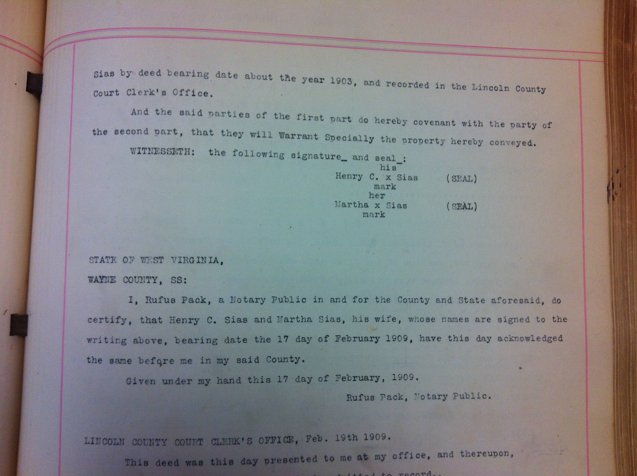 Henry C. Sias to Isaac Nelson 4