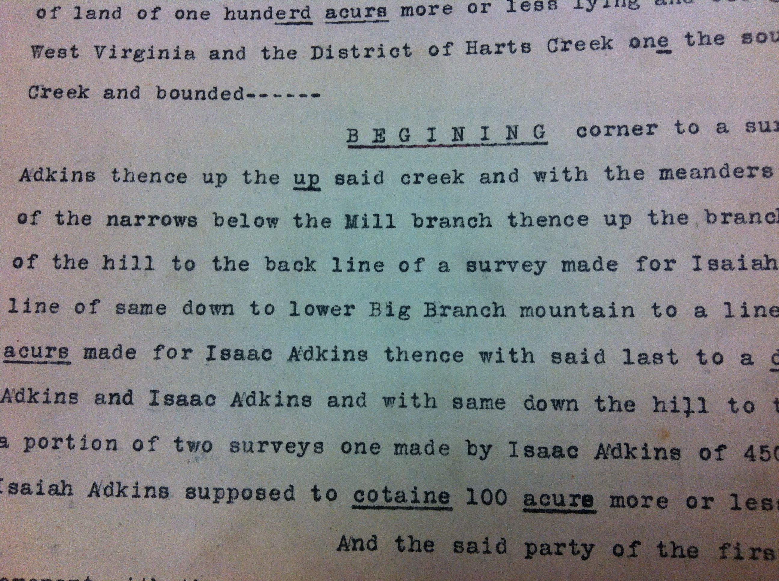 Charles Adkins to Malinda Adkins 2