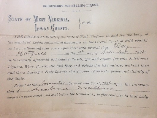 Vicy Hatfield 1882 1